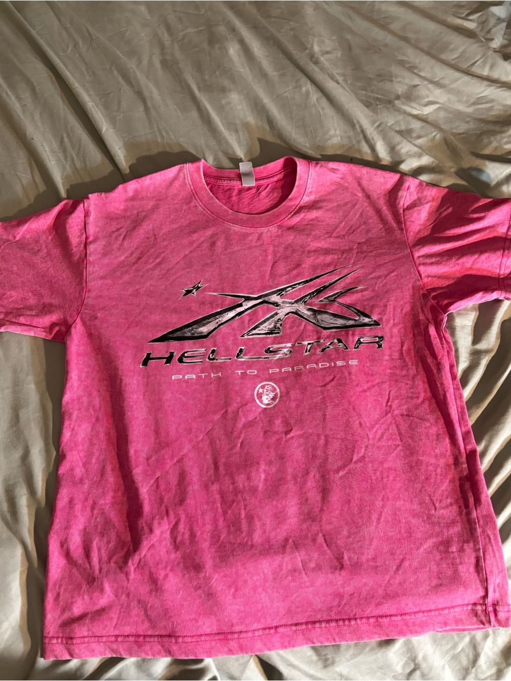 Hellstar Pink Short-Sleeve Graphic Tee